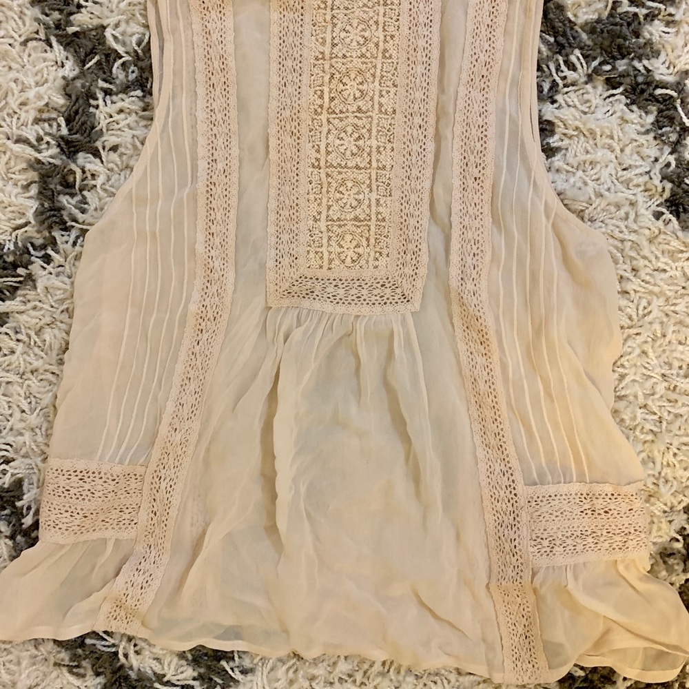 Pale Pink Sheer Tank Top